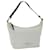 PRADA Shoulder Bag Nylon Leather White Black Auth 75215  ref.1404706