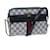 Bolsa de ombro GUCCI GG Supreme Sherry Line PVC Vermelho Marinho 56 02 004 Auth am6288 Azul marinho  ref.1404802