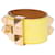 Hermès Bijoux HERMES Collier de chien en Crocodile Jaune - 101923  - vue 6