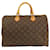 Speedy Louis Vuitton schnell 35 Braun Leinwand  ref.1404937