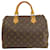 Speedy Louis Vuitton schnell 30 Braun Leinwand  ref.1404946