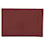 Hermès Porte-cartes Hermes Calvi, porte-monnaie Rouge Cendre Vin Rouge en très bon état Cuir  ref.1405170