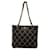 Borsa tote Chanel Wild Stitch Coco Mark con catena in ottime condizioni Nero Tela  ref.1405227