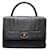 Chanel Caviar Skin Mademoiselle Coco Mark Handbag in Very Good Condition Leather  ref.1405231