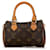 Louis Vuitton Mini Speedy Handbag M41534 Brown PVC Leather in Very Good Condition Cloth  ref.1405255