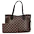 Louis Vuitton Damier Neverfull PM Tote Bag N51109 aus braunem PVC-Leder in gutem Zustand Leinwand  ref.1405273