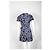 Sandro Barboteuse florale bleue avec bordure en dentelle - vue 3