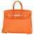 Hermès Birkin 25 Naranja Cuero  ref.1405566