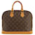 Louis Vuitton Alma Brown Cloth  ref.1405610