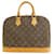 Louis Vuitton Alma Marrone Tela  ref.1405627