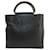 Timeless Chanel-Logo CC Schwarz Leder  ref.1405670