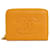 Timeless Chanel-Logo CC Orange Leder  ref.1405708