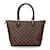 Louis Vuitton Brown Damier Ebene Saleya PM Braun Leinwand Kalbähnliches Kalb  ref.1405922