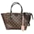 Louis Vuitton Marrone Damier Ebene Caissa PM Tela  ref.1405948