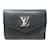 Carteira de couro Louis Vuitton Portefeuille Lockmini M63921 em boas condições Preto  ref.1406019