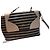 Borsa Guess in pelle nera e bianca Nero Bianco