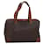 Céline CELINE Sac à main en toile Macadam PVC Marron Auth 76019  ref.1406092