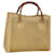 GUCCI Bamboo Handtasche Wildleder Beige 002 1186 0260 Auth ep4206  ref.1406119