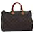 Louis Vuitton Monogram Speedy 35 Borsa a mano M41524 LV Aut 75487 Monogramma Tela  ref.1406169