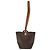 Céline CELINE Borsa a tracolla in tela macadam PVC marrone Auth 74685 - vista 3