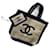 Borsa da spiaggia e asciugamano Chanel Blu navy