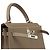Hermès Hermes Kelly bag 25 in Etoupe Leather - 101957 Taupe - view 7