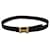 Hermès Hermes Black / Ceinture en cuir dorée à boucle H Noir  ref.1406292