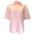 Autre Marque Plan C Pink Short Sleeved Button-down Blouse Synthetic  ref.1406296