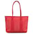 Red Hermès Toile Officier Negonda Garden Zip 30 Tote bag Leather  ref.1406339