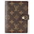 Louis Vuitton Couverture d'agenda en petit anneau Cuir Marron  ref.1406374