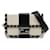 Sac à bandoulière baguette en cuir clouté Fendi mini blanc  ref.1406418