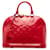 Red Louis Vuitton Monogram Vernis Alma PM Handbag Leather  ref.1406422