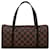 Marrón Louis Vuitton Damier Ebene Papillon 26 Bolso Castaño Cuero  ref.1406545