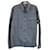 STONE ISLAND 11710 'Old' Treatment Zip Up Overshirt in Blue Cotton  ref.1406736