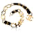 Chanel Seltener Vintage Gold Metall Spell Out Coco Kettengürtel Golden  ref.1406749