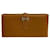 Hermès Hermes Leather Bearn Soufflet Wallet  Leather Long Wallet in Good condition  ref.1406811