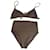 Autre Marque Maillot de bain ASCENO T.International S Polyester Marron  ref.1406858