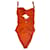 Autre Marque Maillot de bain NORMMAILLOT T.International S Polyester Orange  ref.1406862