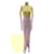 Autre Marque Attire the studio dresses T.International S Linen Yellow  ref.1406935