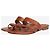 Manolo Blahnik Braune Cross-Sandalen aus Susacru-Leder - Größe EU 38 - Ansicht 2