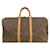 Louis Vuitton Keepall 55 Brown Cloth  ref.1407143