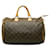 Speedy Louis Vuitton schnell 35 Braun Leinwand  ref.1407303