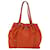 Tote Prada Tessuto Orange Synthetic  ref.1407354