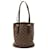 Bucket Louis Vuitton Secchio PM Marrone Tela  ref.1407621