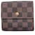 Louis Vuitton Portefeuille Elise Marrone Tela  ref.1407652