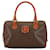 Céline Celine Macadam PVC Leather Handbag in Very Good Condition Brown Cloth  ref.1407795