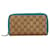 Gucci GG Canvas Zip Around Wallet Leather Long Wallet 363423 in good condition  ref.1407826