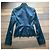 Philosophy Di Alberta Ferretti Silk Kimono Jacket Blue Black Navy blue Dark blue - view 4