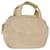 PRADA Hand Bag Nylon Beige Auth 75889  ref.1407950