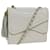 CHANEL Bolsa tiracolo Corrente Pele de Cordeiro Branco CC Auth bs14403  ref.1407964